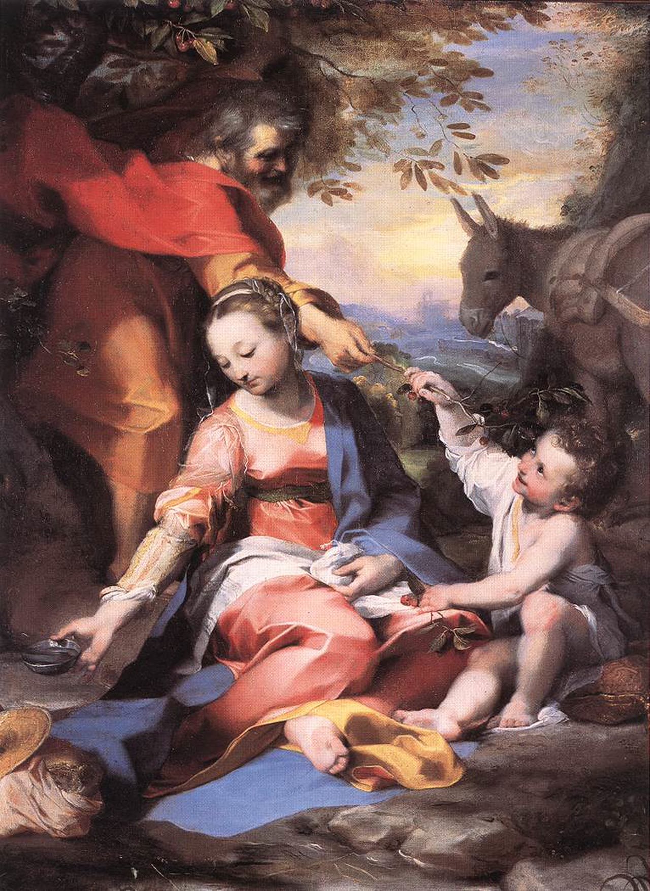 O Descanso na Fuga para o Egito, de Federico Barocci