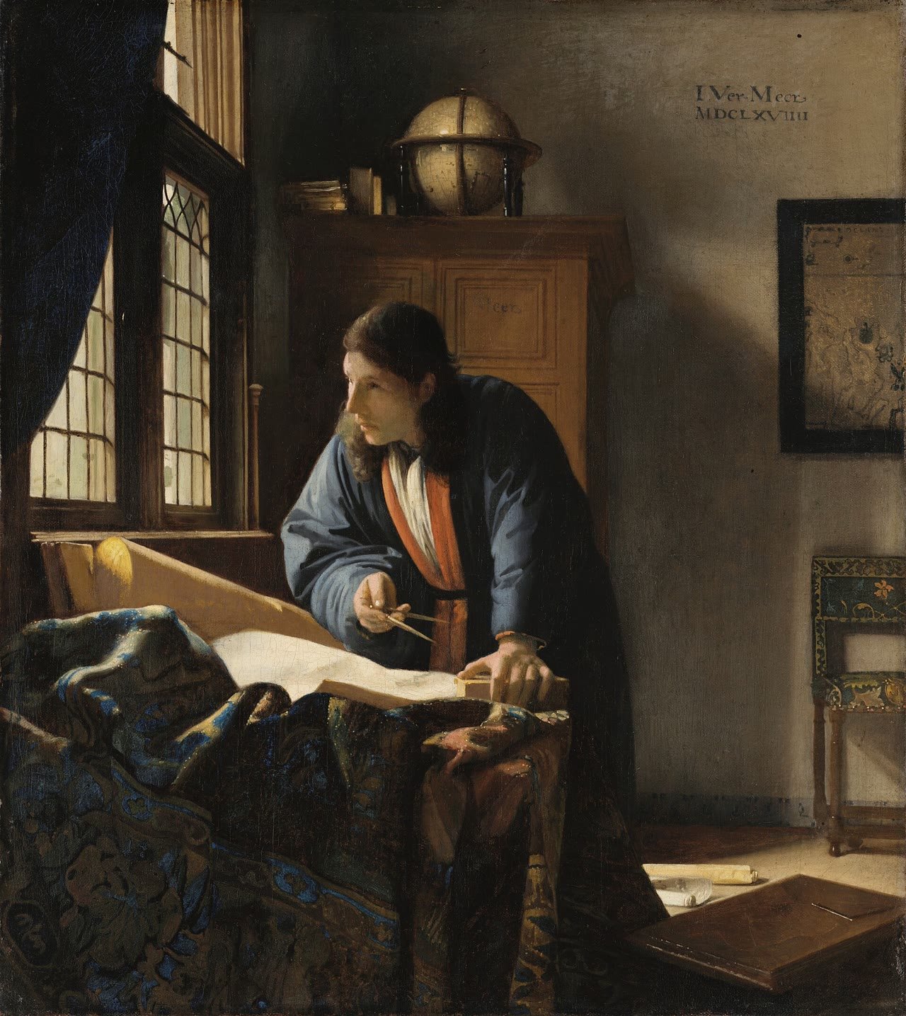 O Geógrafo, de Johannes Vermeer