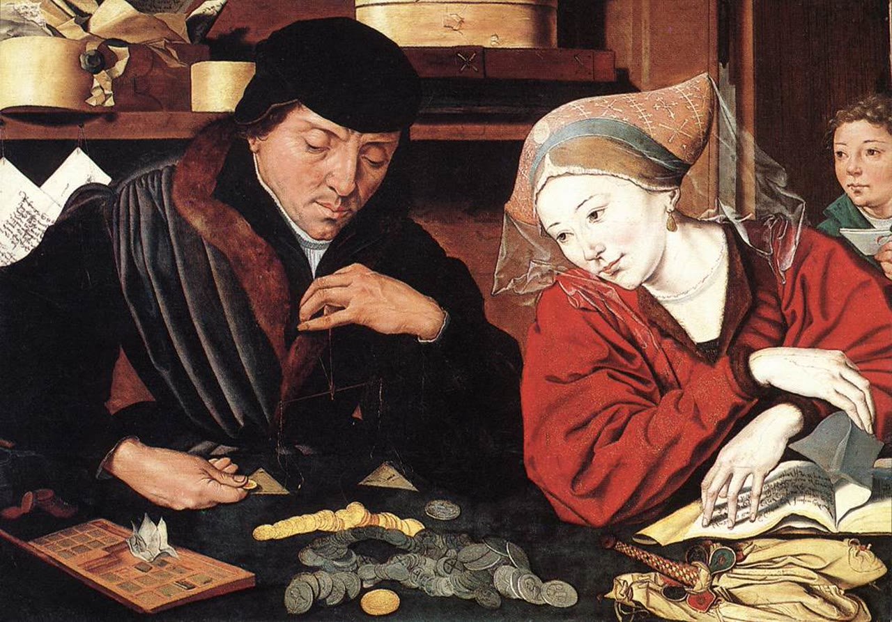 O Banqueiro e sua Mulher, de Marinus van Reymerswaele