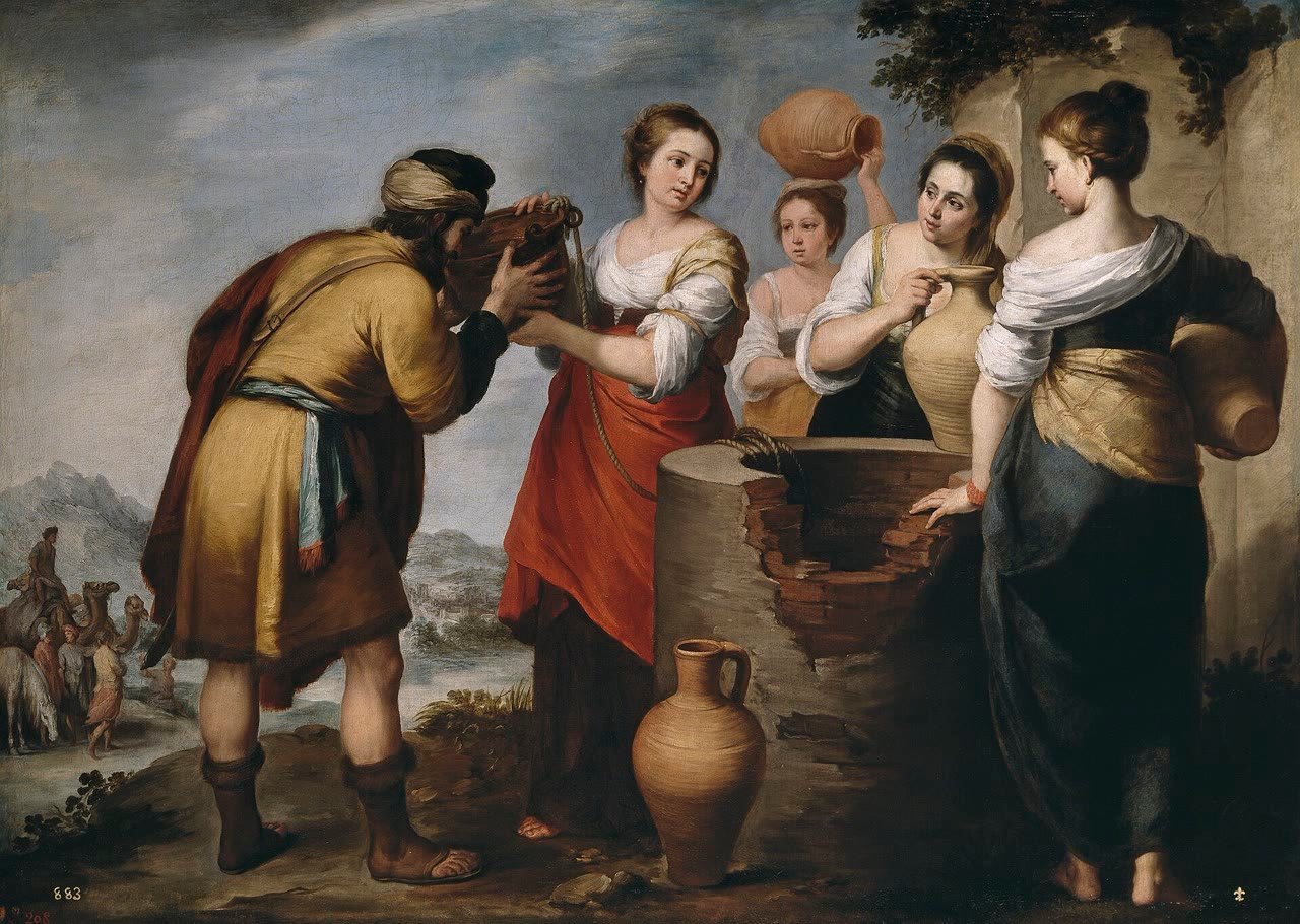 Rebeca e Eliezer, de Bartolomé Esteban Murillo
