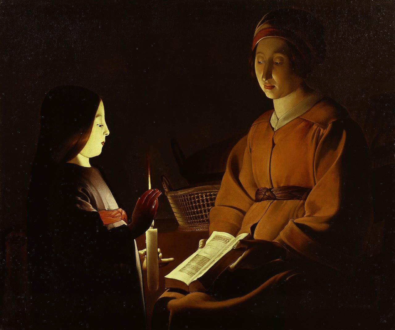 A Educação da Virgem, de Georges de La Tour