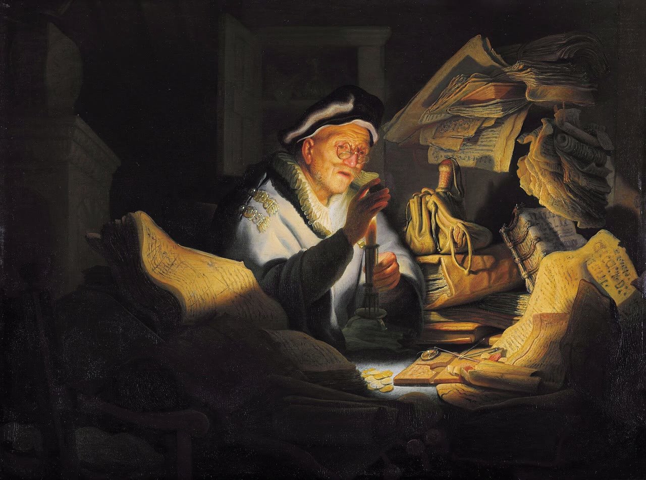 A Parábola do Rico Insensato, de Rembrandt