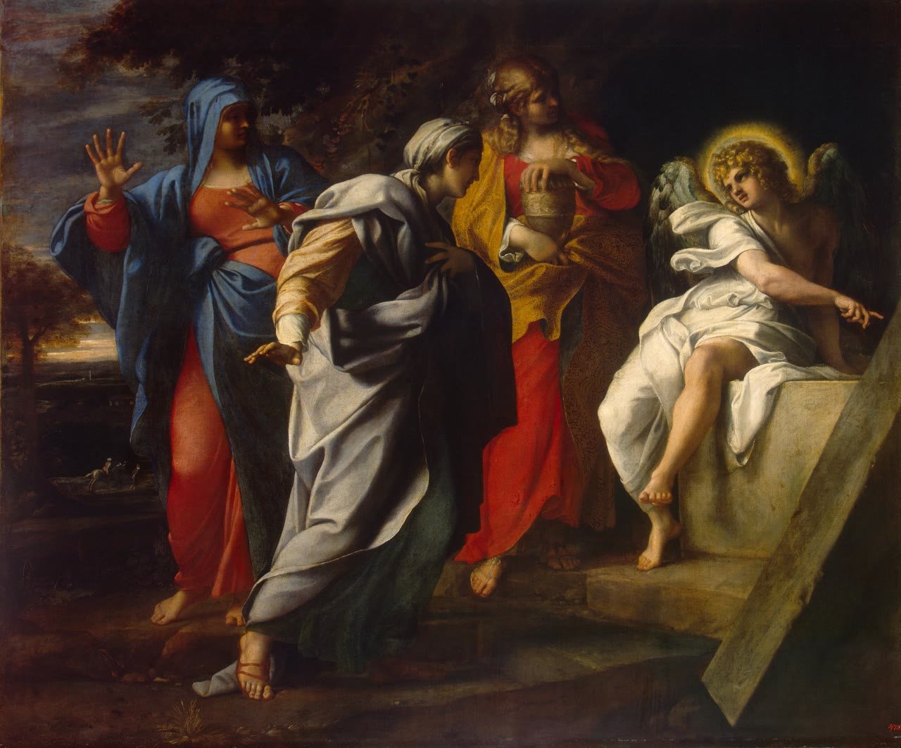 As Santas Mulheres no Túmulo, de Annibale Carracci