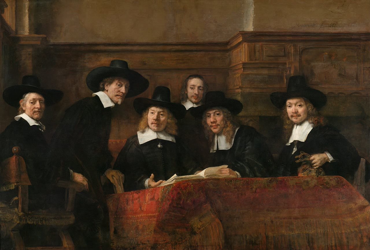 Os Síndicos dos Drapeiros, de Rembrandt