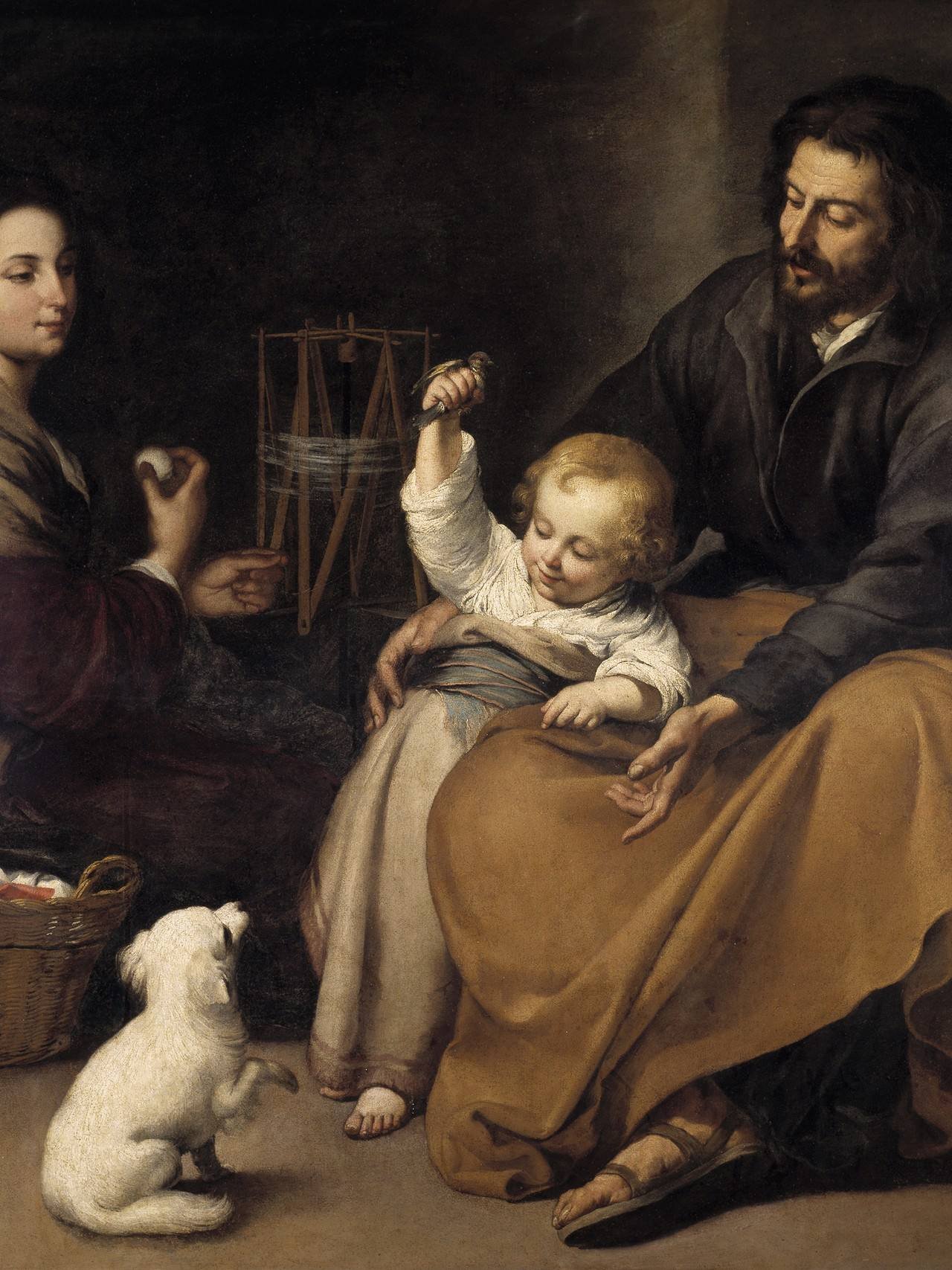 A Sagrada Família do Passarinho, de Bartolomé Esteban Murillo