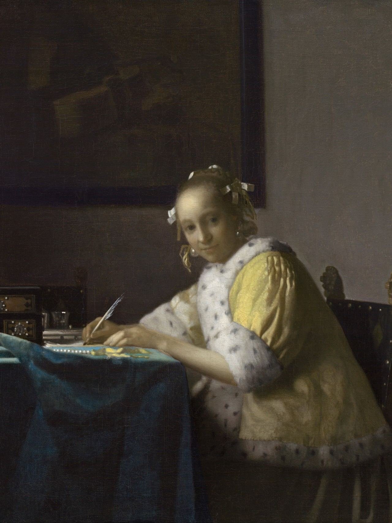 Senhora Escrevendo uma Carta, de Johannes Vermeer