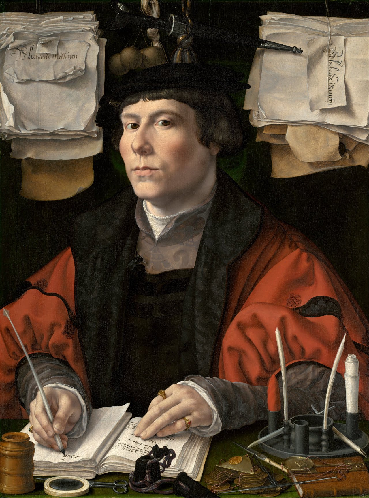 Retrato de um Comerciante, de Jan Gossaert