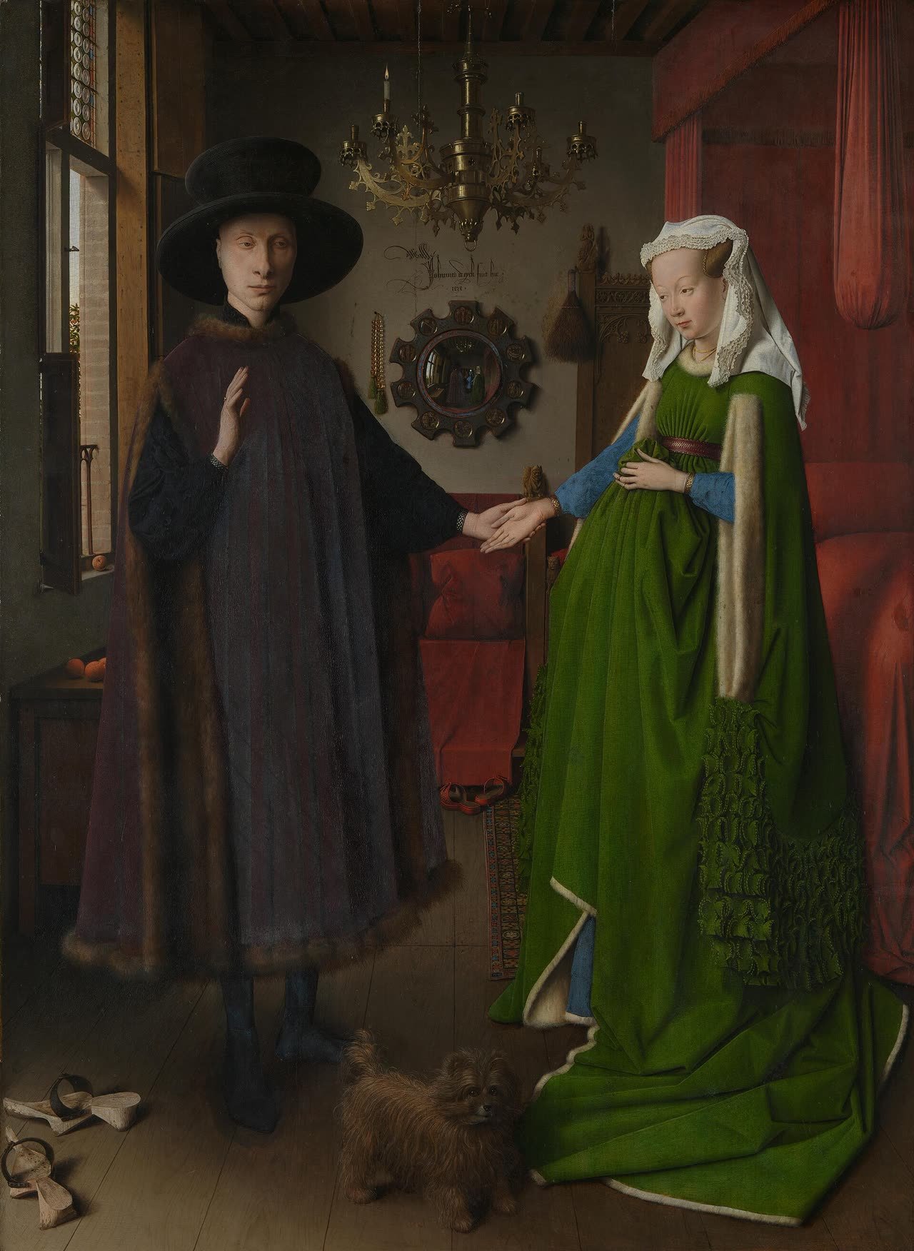 O Retrato de Arnolfini, de Jan van Eyck