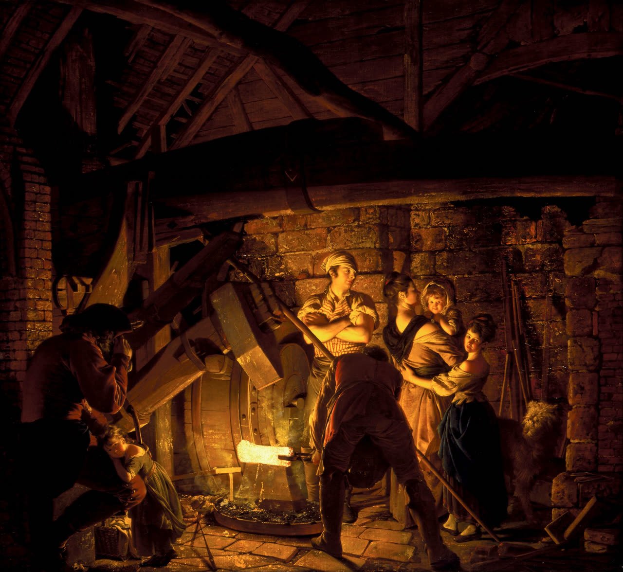A Forja, de Joseph Wright of Derby