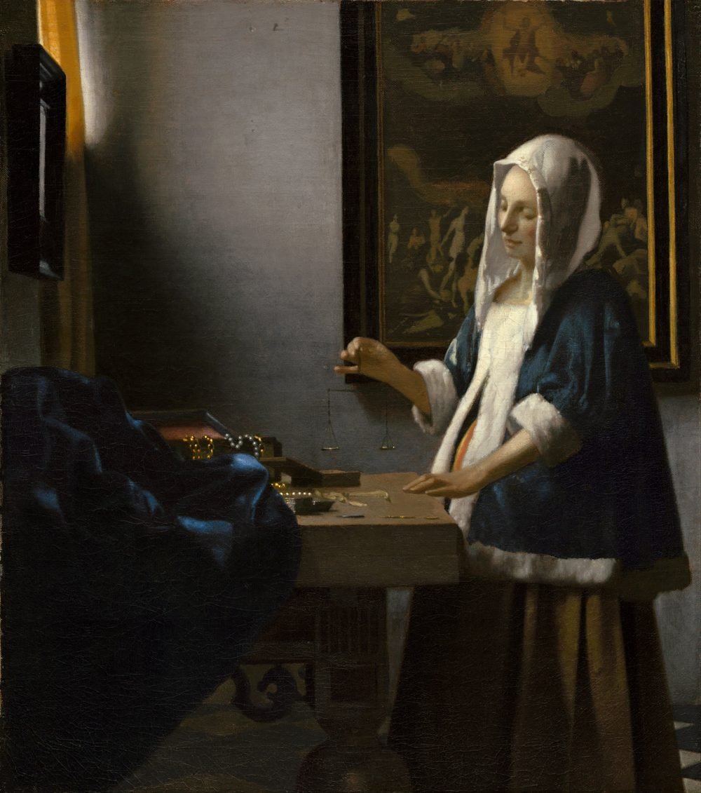 A Mulher com a Balança, de Vermeer