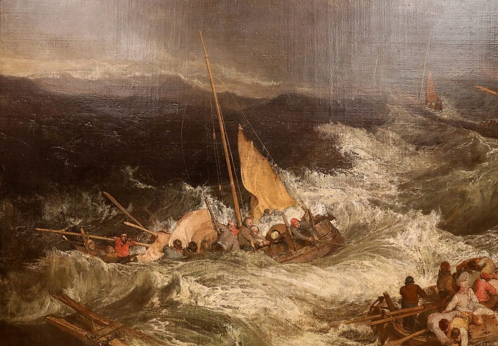O Naufrágio, de J. M. W. Turner
